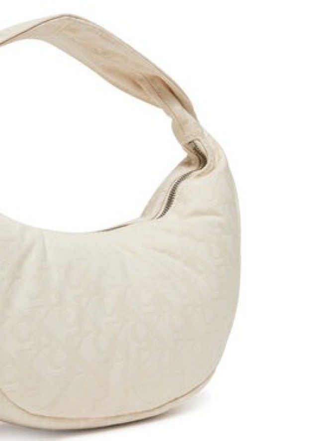 Calvin Klein Torebka Ckj Monogram Pinched Medium Shou LV04F3206G Écru