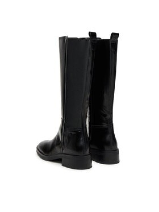 Tommy Hilfiger Kozaki Th Minimal Abrasivato Long Boot FW0FW08979 Czarny