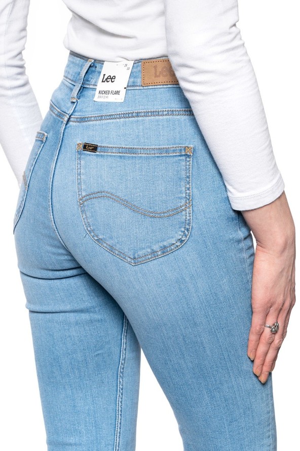 DAMSKIE SPODNIE JEANSOWE LEE KICKED FLARE L30TMOHR 112106716