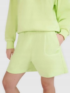 SPODENKI UNISEX 4F DRESOWE BAWEŁNIANE SPORTSTYLE KRÓTKIE KOLOR ZIELONY