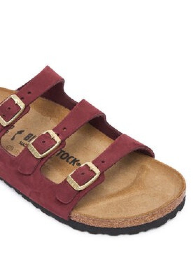 Birkenstock Klapki Florida 1033172 Bordowy