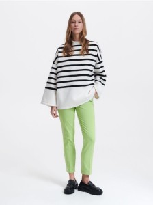 Cygaretki z paskiem - jasnozielony