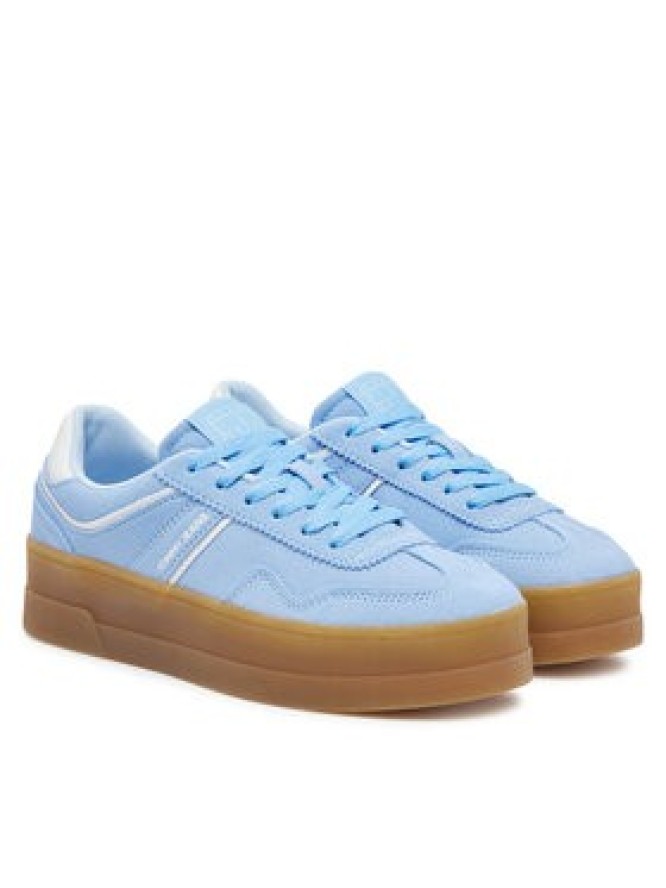 Tommy Jeans Sneakersy The Greenwich Flatform 2b EN0EN02734 Niebieski