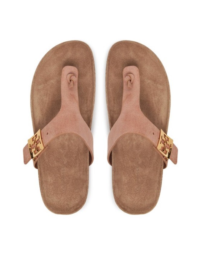 Tory Burch Japonki 150910 Beżowy