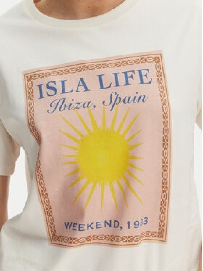 Weekend Max Mara T-Shirt Pantera 2615971032 Écru Regular Fit