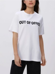 T-shirt z nadrukiem - biały