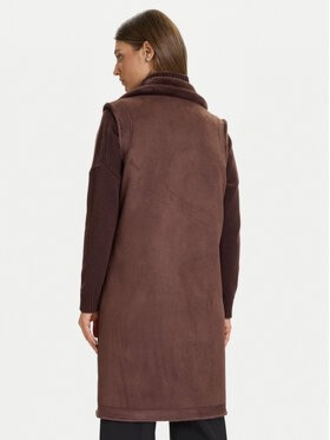 Rinascimento Bezrękawnik CFC0122206003 Brązowy Regular Fit