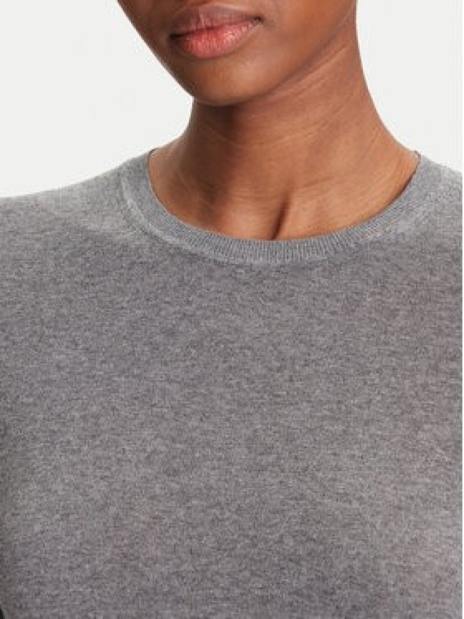 Calvin Klein Sweter LV044A307G Szary Regular Fit