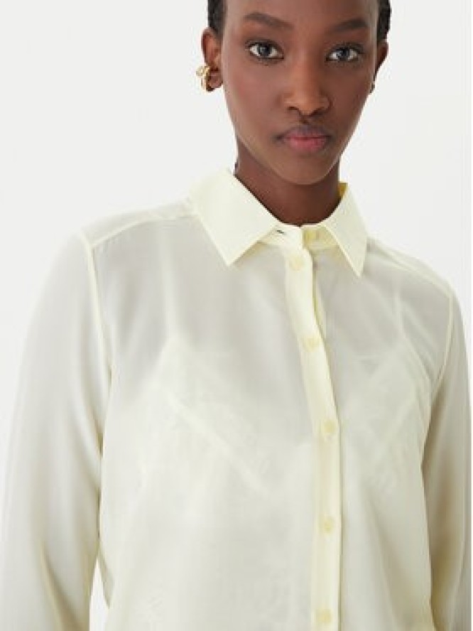 Patrizia Pepe Koszula 8C0703/A156-Y478 Żółty Regular Fit