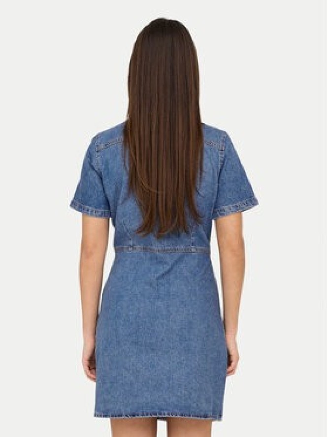 ONLY Sukienka jeansowa Malia 15355044 Niebieski Regular Fit