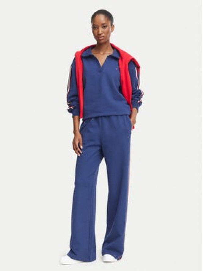 Tommy Hilfiger Bluza Rugby UW0UW06629 Niebieski Relaxed Fit