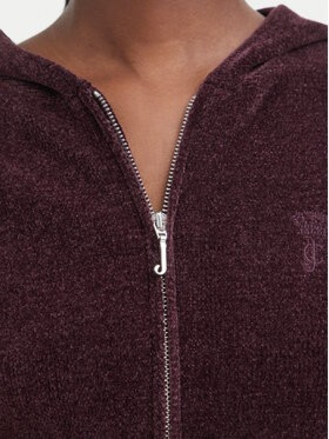 Juicy Couture Bluza JCWEB005 Brązowy ciemny Regular Fit