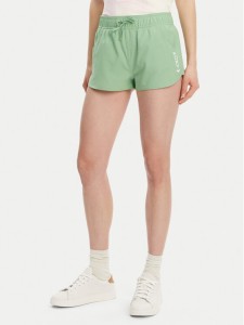 Roxy Szorty materiałowe ERJBS03298 Zielony Regular Fit