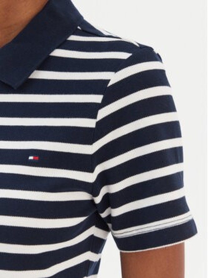 Tommy Hilfiger Sukienka codzienna 1985 WW0WW43228 Granatowy Slim Fit