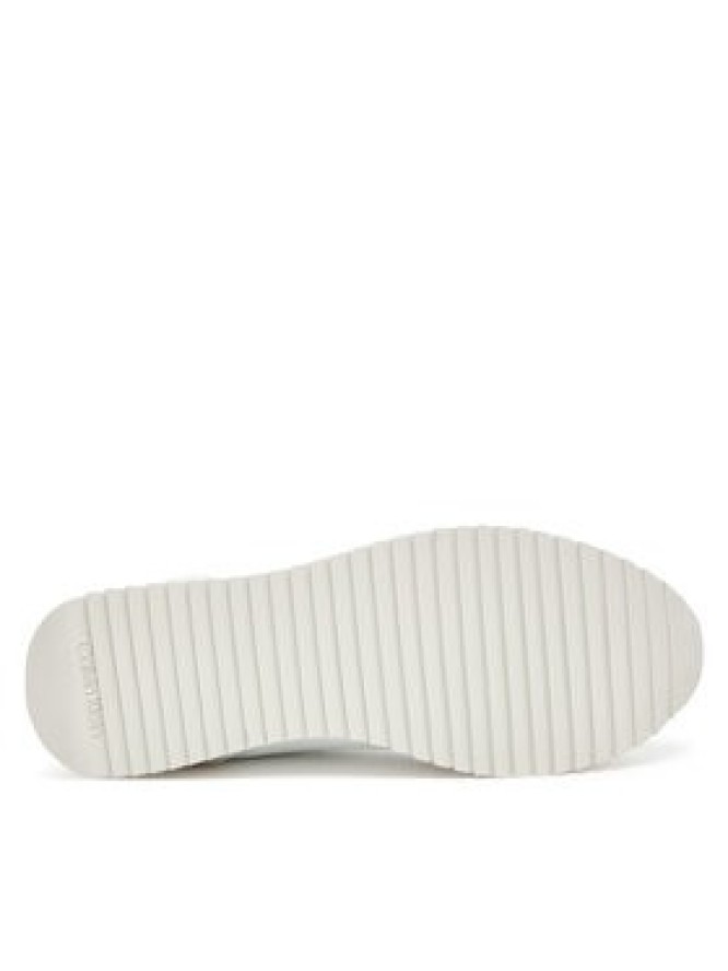 Calvin Klein Jeans Sneakersy Runner Laceup Mg Nylon Mix YW0YW01828 Biały
