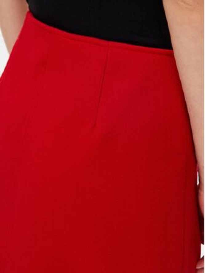 Morgan Spódnica mini 241-JADA Czerwony Straight Fit