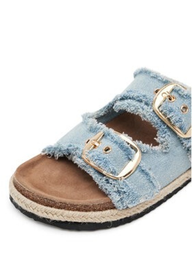 JENNY Klapki LB-P1628 Niebieski