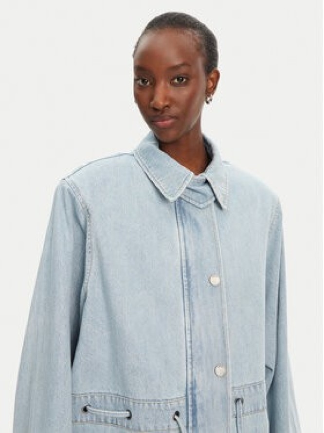 ROTATE Koszula jeansowa 1141821468 Niebieski Relaxed Fit