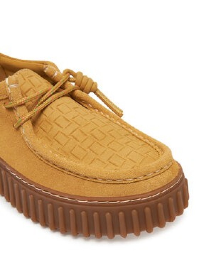 Clarks Półbuty Torhill Bee 26181188 Złoty