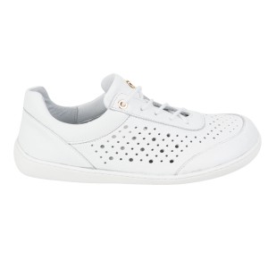Olivier Barefoot Damskie minimalistyczne sneakersy 1769POL ażurowe białe