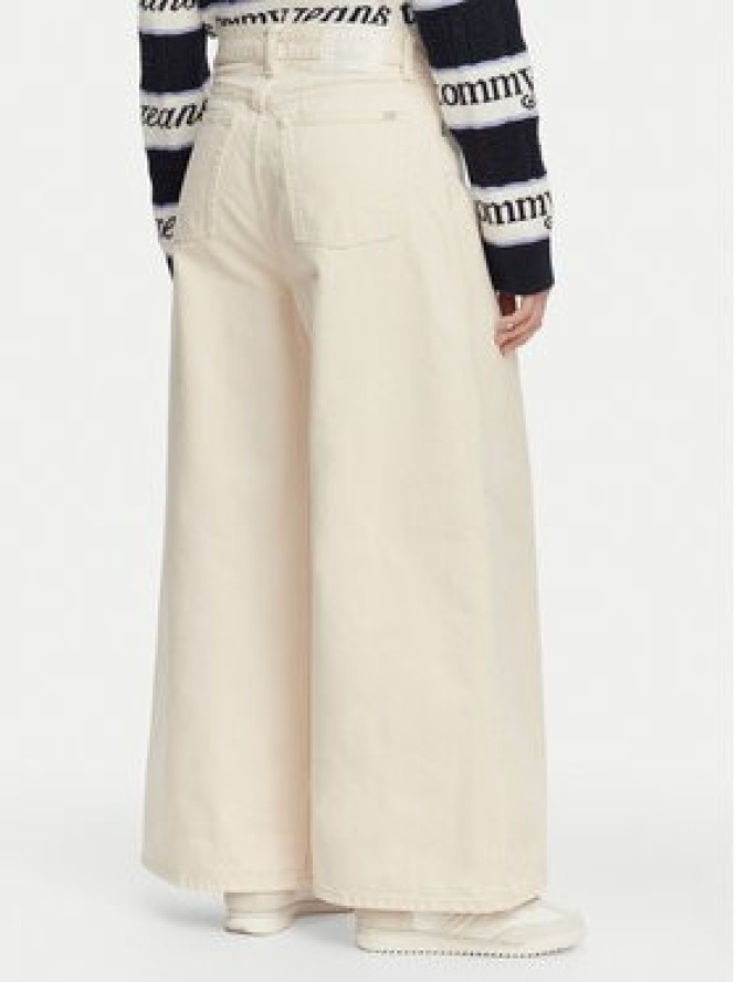 Tommy Jeans Jeansy DW0DW22409 Kremowy Loose Fit