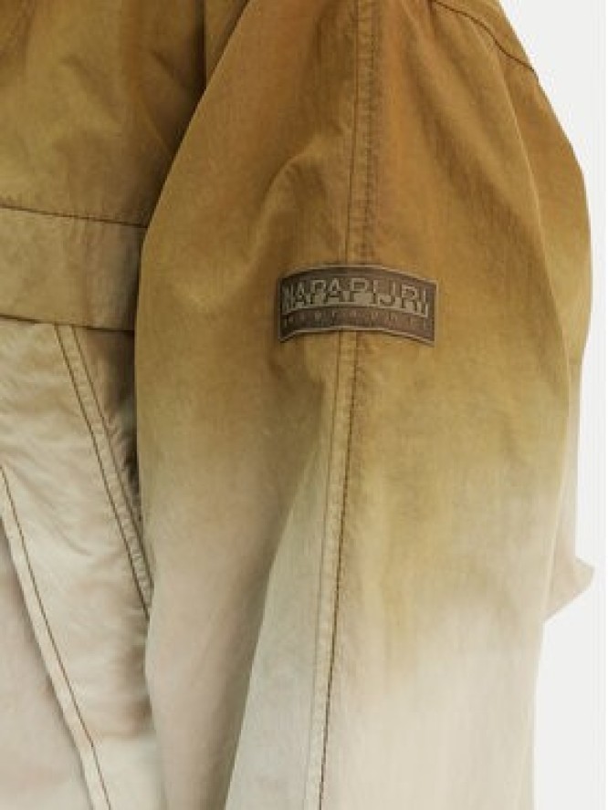 Napapijri Kurtka przejściowa A-Traveler Short DW NP0A4I6GG3A1 Zielony Regular Fit