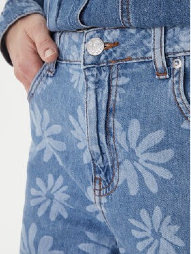 Roxy Jeansy Boogie Night ERJDP03323 Niebieski Wide Leg