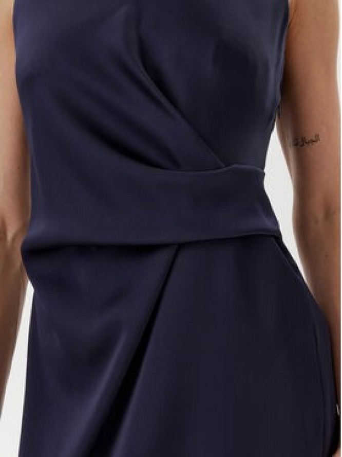 Rinascimento Sukienka koktajlowa CFC0122928003 Granatowy Regular Fit