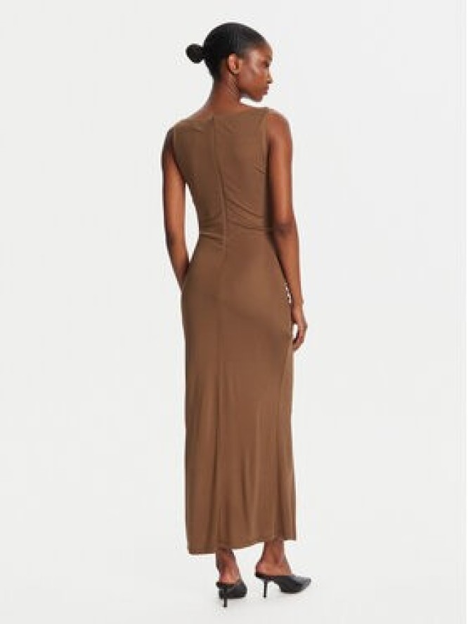 STAUD Sukienka koktajlowa Talia R25R2137VJ Brązowy Slim Fit