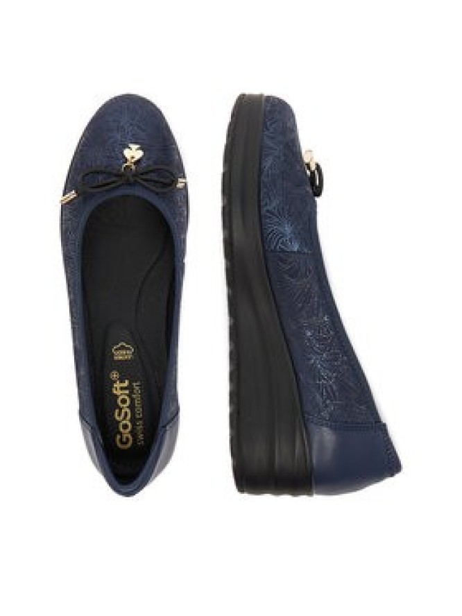 Go Soft Baleriny CEO-WI16-3243-02 Granatowy