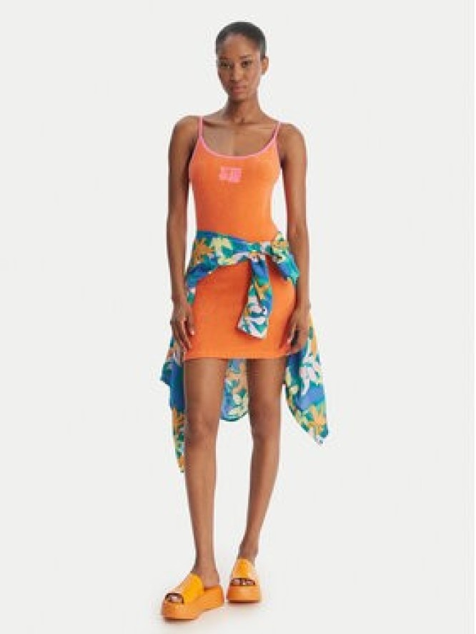 Billabong Sukienka letnia Sunkiss EBJFD03001 Pomarańczowy Slim Fit