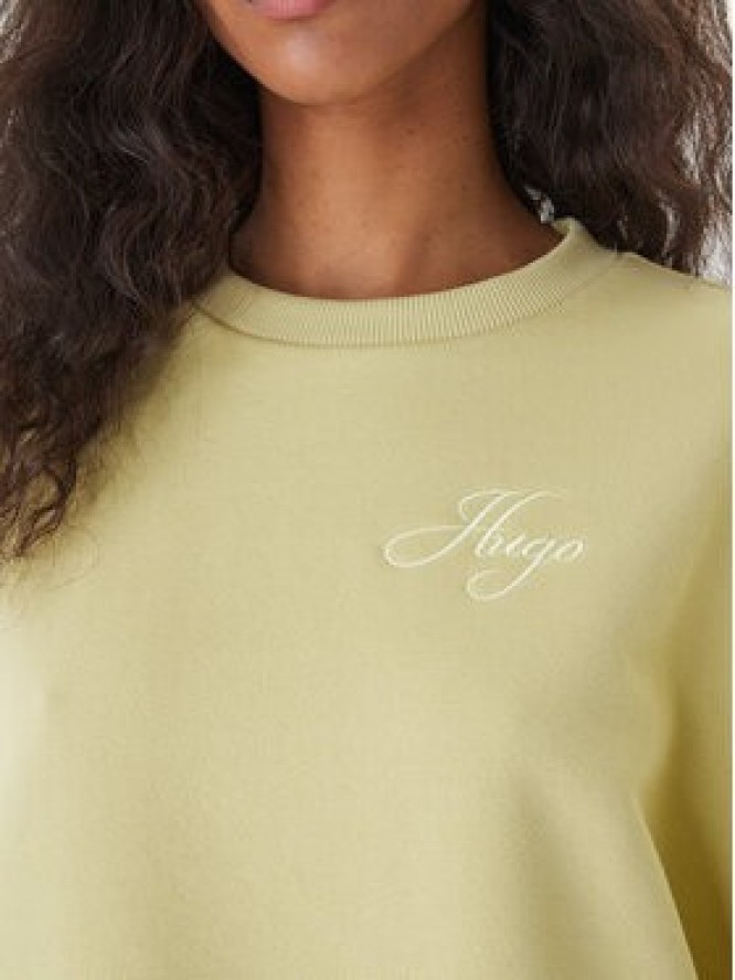 HUGO Bluza Deroxina_9 50561234 Zielony Regular Fit