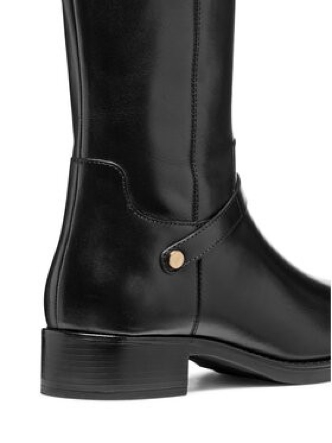 Geox Oficerki D Felicity D56G1B 00043 C9999 Czarny