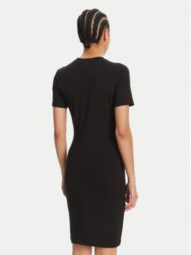 Versace Jeans Couture Sukienka codzienna 78HAOS04 Czarny Slim Fit