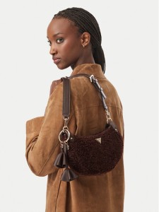 Guess Torebka Katie HWWG22 53180 Brązowy ciemny