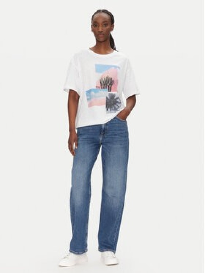 BOSS T-Shirt C_Eband_4 50540433 Biały Relaxed Fit