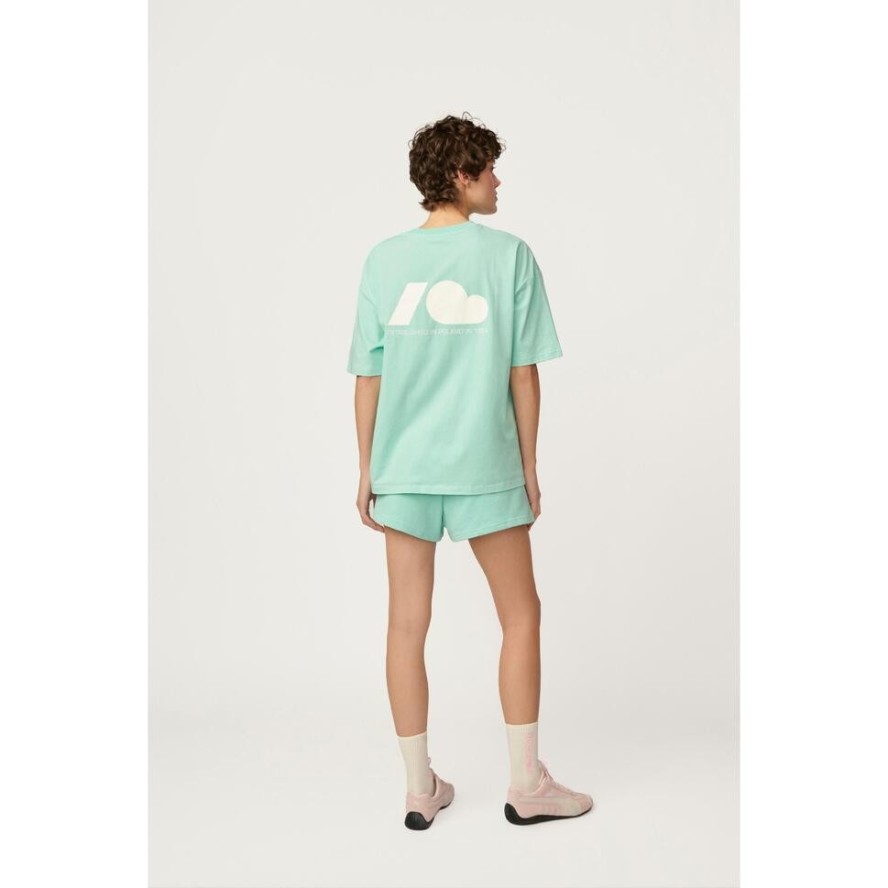 T-shirt Kubota miętowy damski