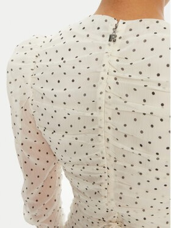 ROTATE Sukienka codzienna 113610 Biały Regular Fit