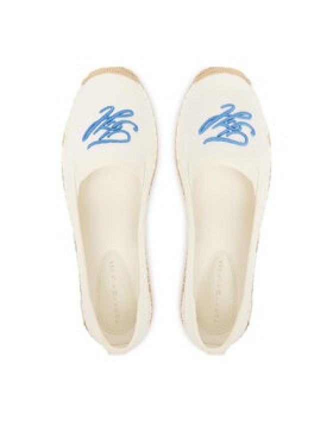 Tommy Hilfiger Espadryle Th Script Summer Espadrille FW0FW09240 Biały
