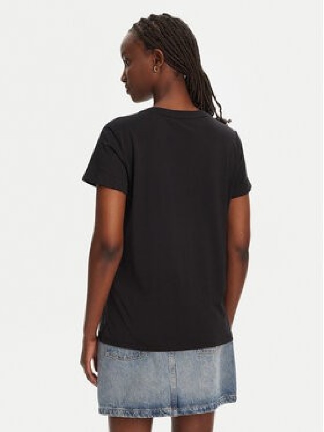 Liu Jo Sport T-Shirt TA5180 JS923 Czarny Regular Fit