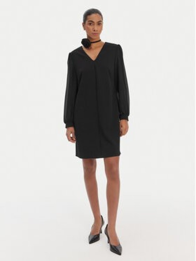 Rinascimento Sukienka koktajlowa CFC0126757003 Czarny Regular Fit