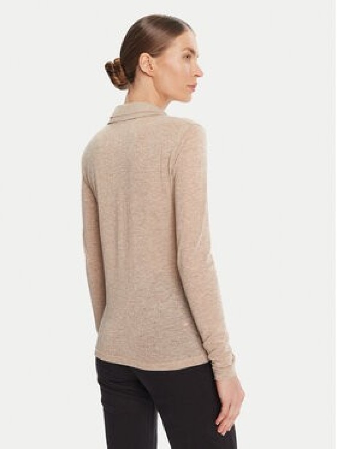 Patrizia Pepe Sweter 8K0320 K128 Beżowy Regular Fit