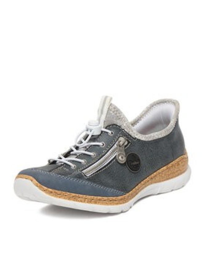 Rieker Półbuty N42F2-14 Granatowy