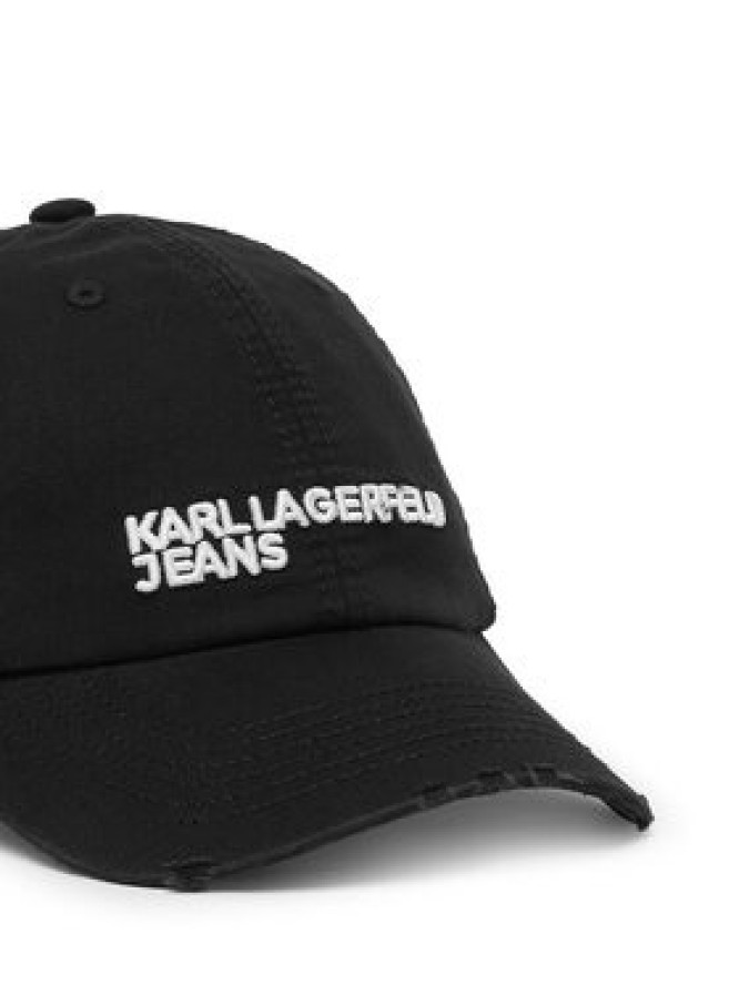 Karl Lagerfeld Jeans Czapka z daszkiem B2W33072 Czarny