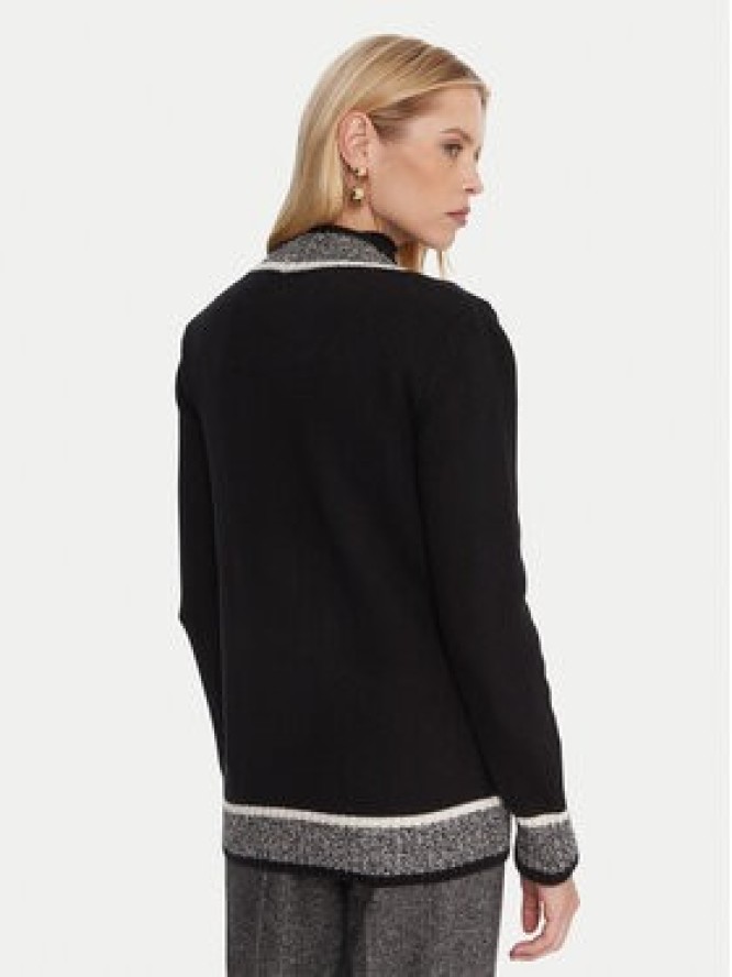 Luisa Spagnoli Kardigan Ceneriera 100206 Czarny Regular Fit