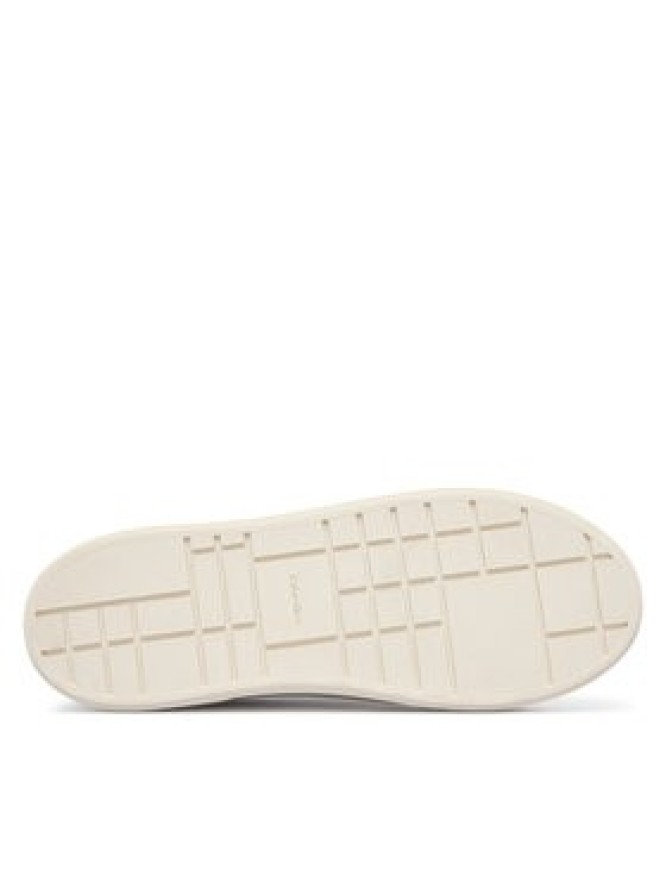 Calvin Klein Sneakersy Flatform Laceup Lth Wl HW0HW03229 Czarny