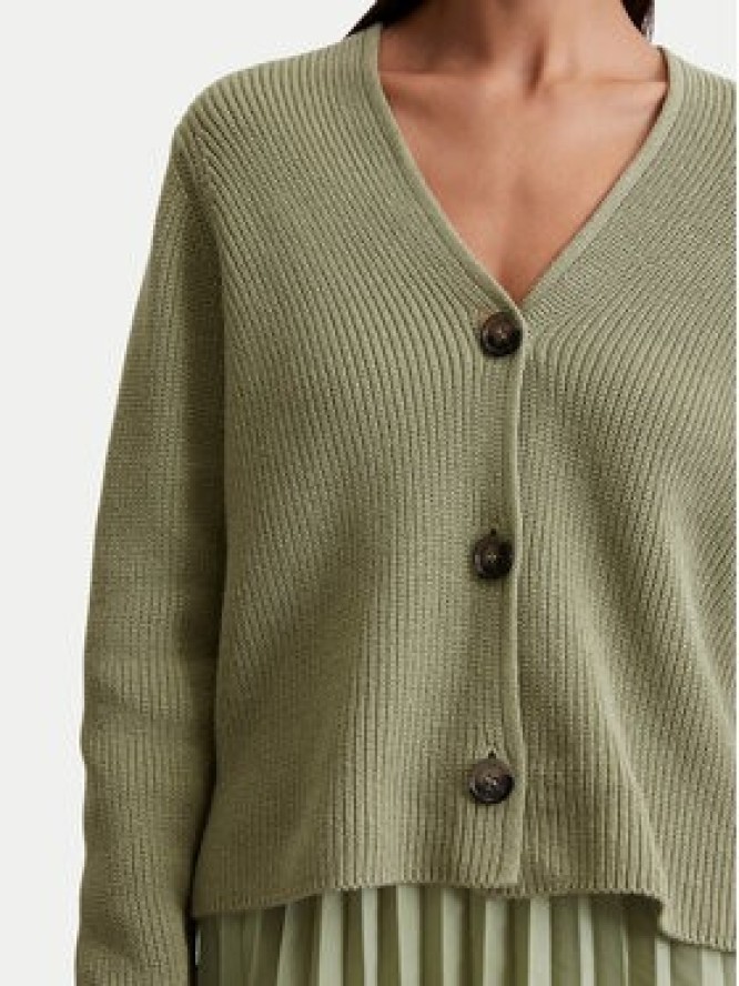 Marc O'Polo Kardigan 506 6059 61069 Zielony Relaxed Fit