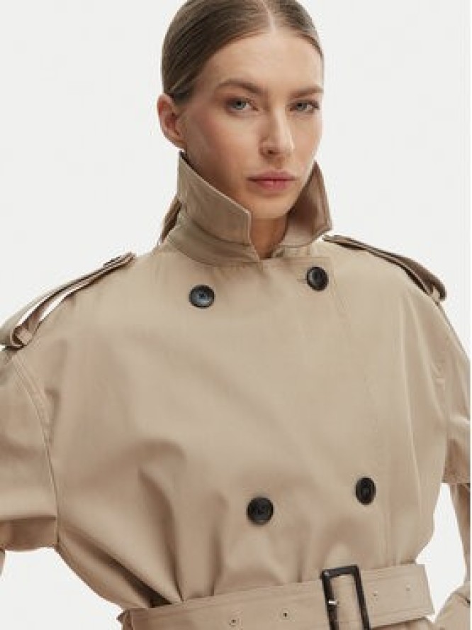 Tommy Hilfiger Trencz WW0WW49586 Beżowy Relaxed Fit