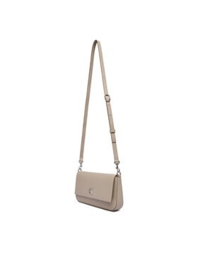Calvin Klein Torebka Minimal Monogram Shoulder Pouch LV04K3161G Beżowy