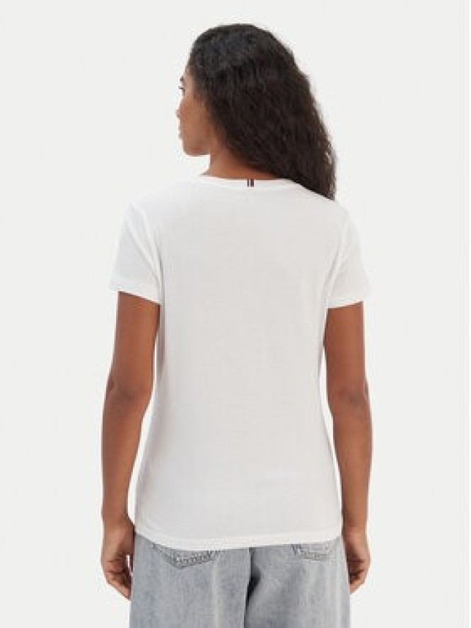 Tommy Hilfiger T-Shirt WW0WW22043 Biały Regular Fit